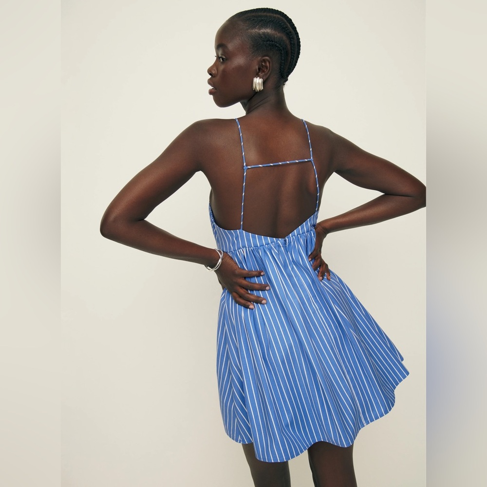 Reformation Amara Dress - NWT - M - Tribune Stripe